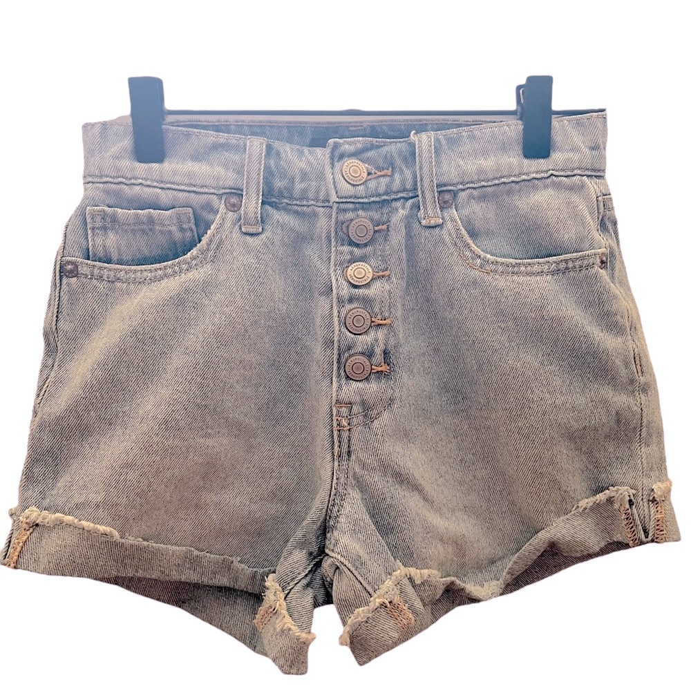 Aero Mom Shorts | Button Fly Shorts | 100% Cotton | Size 00